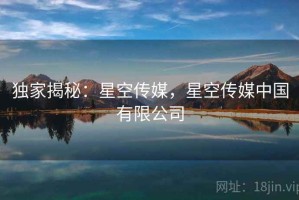独家揭秘：星空传媒，星空传媒中国有限公司