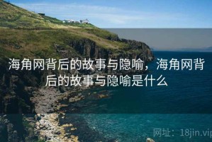 海角网背后的故事与隐喻，海角网背后的故事与隐喻是什么