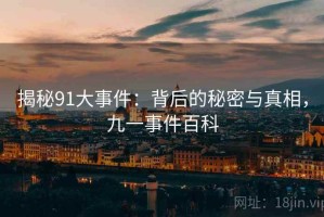 揭秘91大事件：背后的秘密与真相，九一事件百科