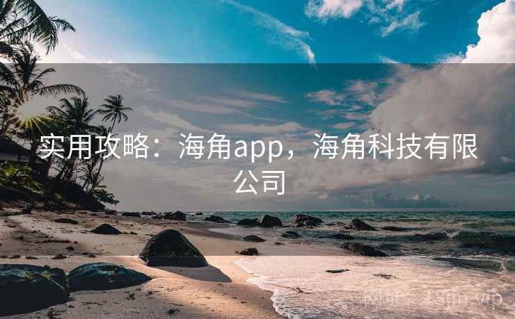 实用攻略：海角app，海角科技有限公司