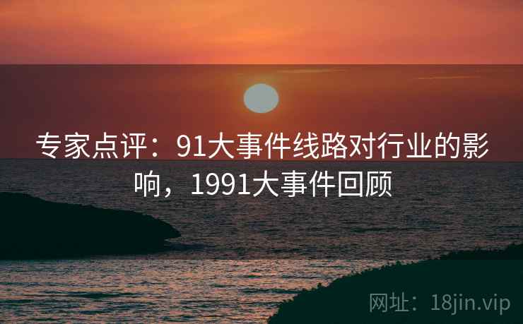 专家点评:91大事件线路对行业的影响,1991大事件回顾 专家点评:91大事件线路对行业的影响,1991大事件回顾